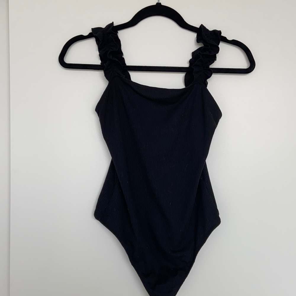 Bodysuit with ruffled straps  - Create a bundle!